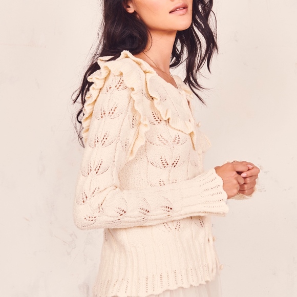 Warren Ruffle Cardigan - Picture 3 of 6